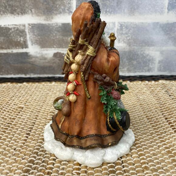 1997 Santa's Bounty 9531 Figurine Signed Peggy Abrams Making Seasons Bright - Picture 9 of 14